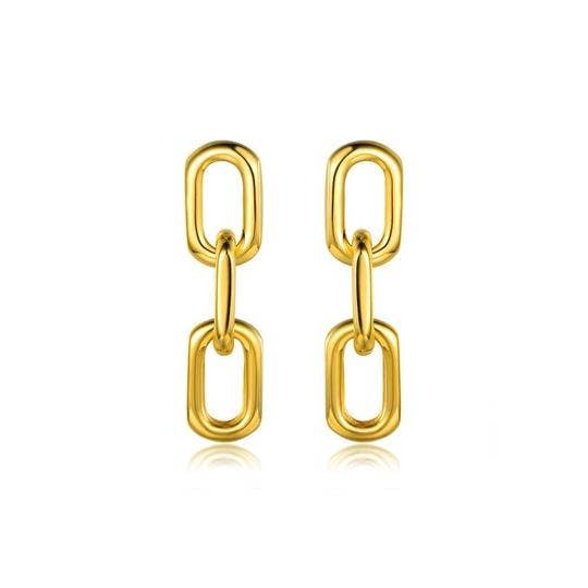 Double Link Earrings